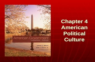 Chapter 4 American Political Culture. Copyright © 2011 Cengage WHO GOVERNS? WHO GOVERNS? 1. Do Americans trust their government? 2. Why do we accept great.