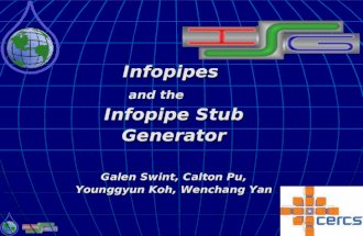 Infopipes and the Infopipe Stub Generator Galen Swint, Calton Pu, Younggyun Koh, Wenchang Yan.