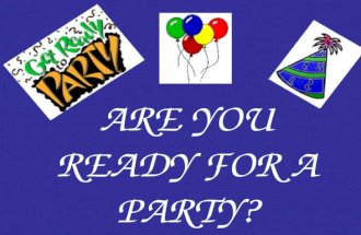 ARE YOU READY FOR A PARTY?. Because its time for a…. POLITICAL PARTY… Several to be exact! Follow Hamilton Standish Aimsley the III, the happiest clown.