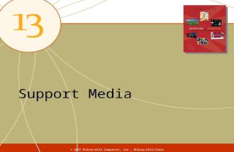 Support Media © 2007 McGraw-Hill Companies, Inc., McGraw-Hill/Irwin.