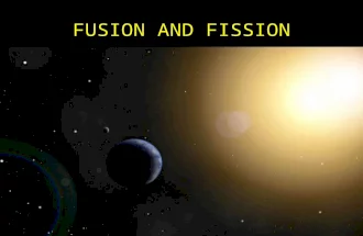 FUSION AND FISSION. Every second, the sun converts 500 million metric tons of hydrogen to helium. Due to the process of fusion, 5 million metric tons.