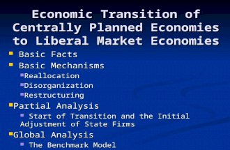 Economic Transition of Centrally Planned Economies to Liberal Market Economies Basic Facts Basic Facts Basic Mechanisms Basic Mechanisms Reallocation Reallocation.