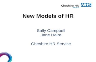 New Models of HR Sally Campbell Jane Haire Cheshire HR Service.