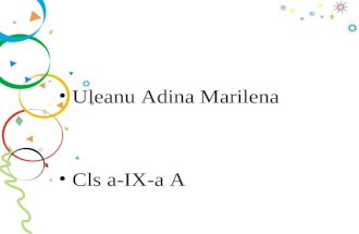 Uleanu Adina Marilena Cls a-IX-a A. African tribes.