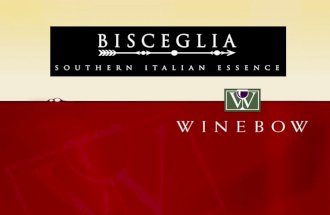 Overview Estate Owned by: Mario Bisceglia Wine Region: Basilicata Winemaker: Giovanni Riviezzo Total Acreage Under Vine: 100 Estate Founded: 2001 Winery.