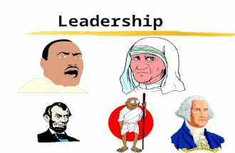 Leadership What is leadership? Leading people Influencing people Commanding people Guiding people.