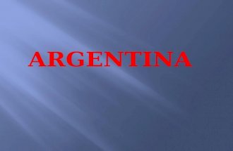 El continente: América del Sur/ Suramérica ARGENTINA.