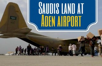 Saudis land at Aden airport