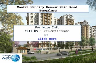 Mantri Webcity Bengaluru