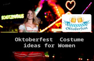 Oktoberfest Costume ideas for Women