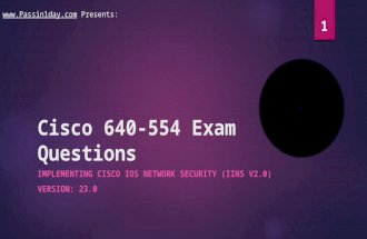 Cisco 640-554 Sample Questions