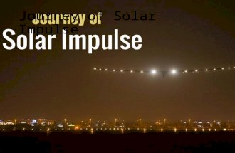 Journey of Solar Impulse