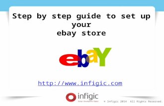 Step by step guide to set up your ebay store