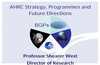 AHRC Strategy, Programmes and Future Directions