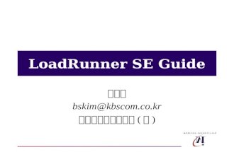 LoadRunner SE Guide