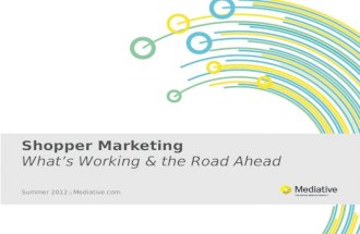 Shopper  Marketing What’s Working & the Road Ahead