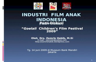 INDUSTRI  FILM ANAK INDONESIA (Hasil Penelitian)