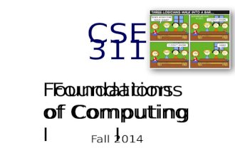 Foundations of Computing I