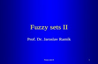Fuzzy sets II