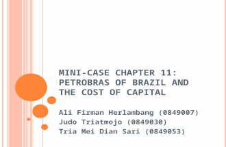 Mini-Case Chapter  11: Petrobras of Brazil and  the  Cost of Capital