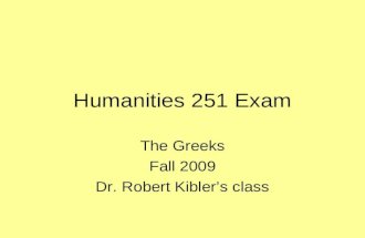 Humanities 251 Exam