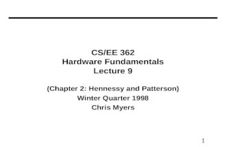 CS/EE 362 Hardware Fundamentals Lecture 9