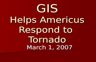 GIS Helps Americus Respond to  Tornado