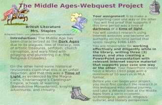 The Middle Ages-Webquest Project