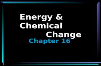 Energy & Chemical          Change