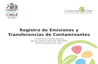 Registro de Emisiones y Transferencias de Contaminantes