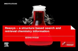 Reaxys – a structure based search and retrieval chemistry information