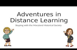 Adventures in Distance Learning