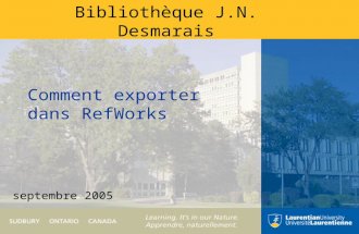 Bibliothèque J.N. Desmarais