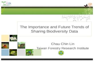 The Importance and Future Trends of Sharing Biodiversity Data