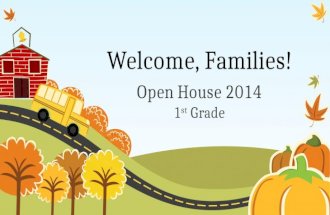Welcome, Families!