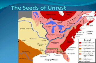The Seeds of Unrest