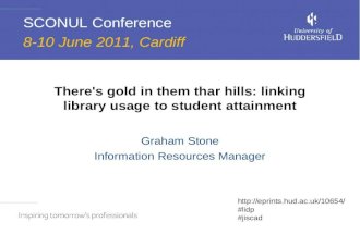 There's gold in them thar hills: linking library usage to student attainment