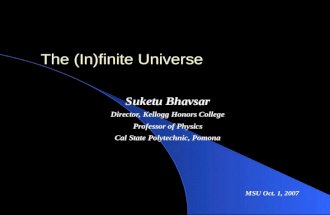 The (In)finite Universe