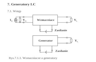 7. Generatory LC