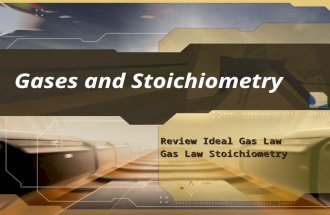 Gases and Stoichiometry
