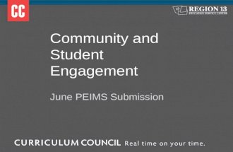 Community and Student Engagement