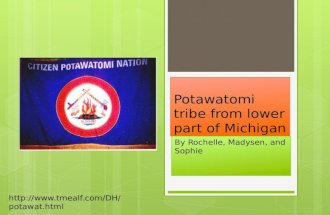 Potawatomi tribe from lower part of Michigan