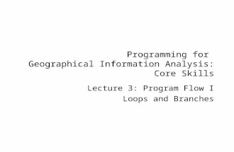Programming for  Geographical Information Analysis: Core Skills