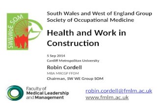 South Wales and West of England Group Society of Occupational Medicine