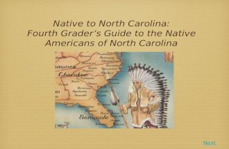 Native to North Carolina: Fourth Grader’s Guide to the Native Americans of North Carolina