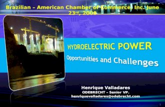 HYDROELECTRIC POWER