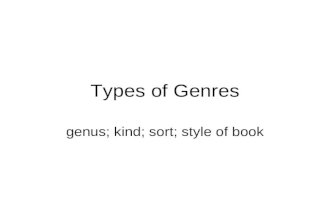 Types of Genres