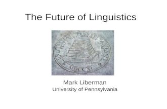 The Future of Linguistics
