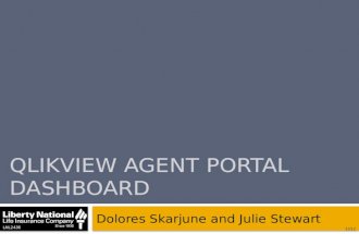 Qlikview agent portal dashboard