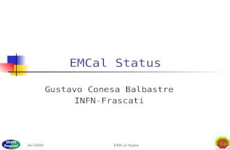 EMCal Status